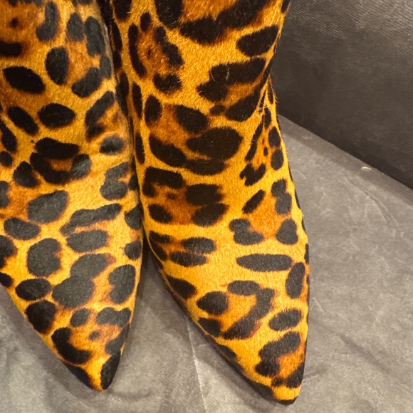 Leopard bootie zipper heel - Picture 6 of 8